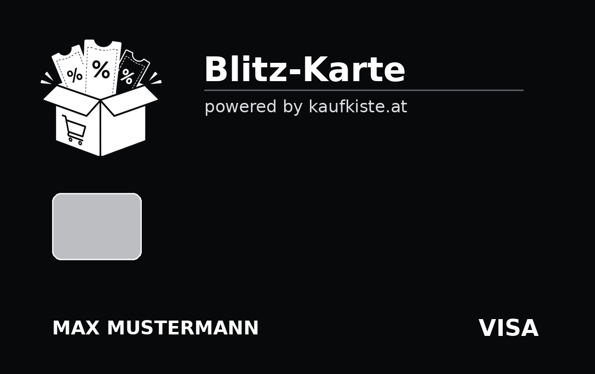 KaufKiste Blitz-Karte